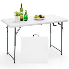 3-Level Height Adjustable Folding Table