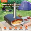 VEVOR Outdoor Oven 12-inch Pellet and Charcoal Fired Maker, Portable Outside Stainless Steel Grill with Pizza Stone, Waterproof Cover, Shovel