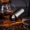 Wireless charging coffee grinder (800 mAh lithium capacity, non-segment fine tuning, strong power, coffee bean capacity 12g, 25 cups / time, mini car