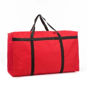 Waterproof Oxford Fabric Storage Bag Different Specifications Moving Bag for Clothes, Quilts, Shoes, Convenience for Home Storage, Travelling (Color: Red, size: XXL)