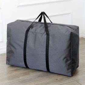 Waterproof Oxford Fabric Storage Bag Different Specifications Moving Bag for Home Storage, Travelling, College Carrying (Color: Grey, size: L)