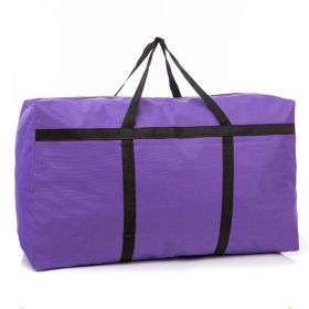 Waterproof Oxford Fabric Storage Bag Different Specifications Moving Bag for Clothes, Quilts, Shoes, Convenience for Home Storage, Travelling (Color: Purple, size: S)