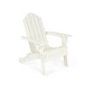 Foldable Weather Resistant Patio Chair with Built-in Cup Holder