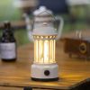 400 Lumens NEW Retro Camping Lights; Atmosphere Tent Lights COB Battery Lighting Hanging Lights; Outdoor Camping Accessories