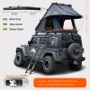 Adventurer Rooftop Tent Hardshell with Luggage Racks&Replaceable Rain Flies, Truck Bed Tent for Camping