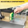 Kitchen Sink Caddy,Rustproof 304 Stainless Kitchen Gadgets Sink Accessories