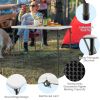 Folding Camping Table with All-Weather HDPE Tabletop and Rustproof Steel Frame